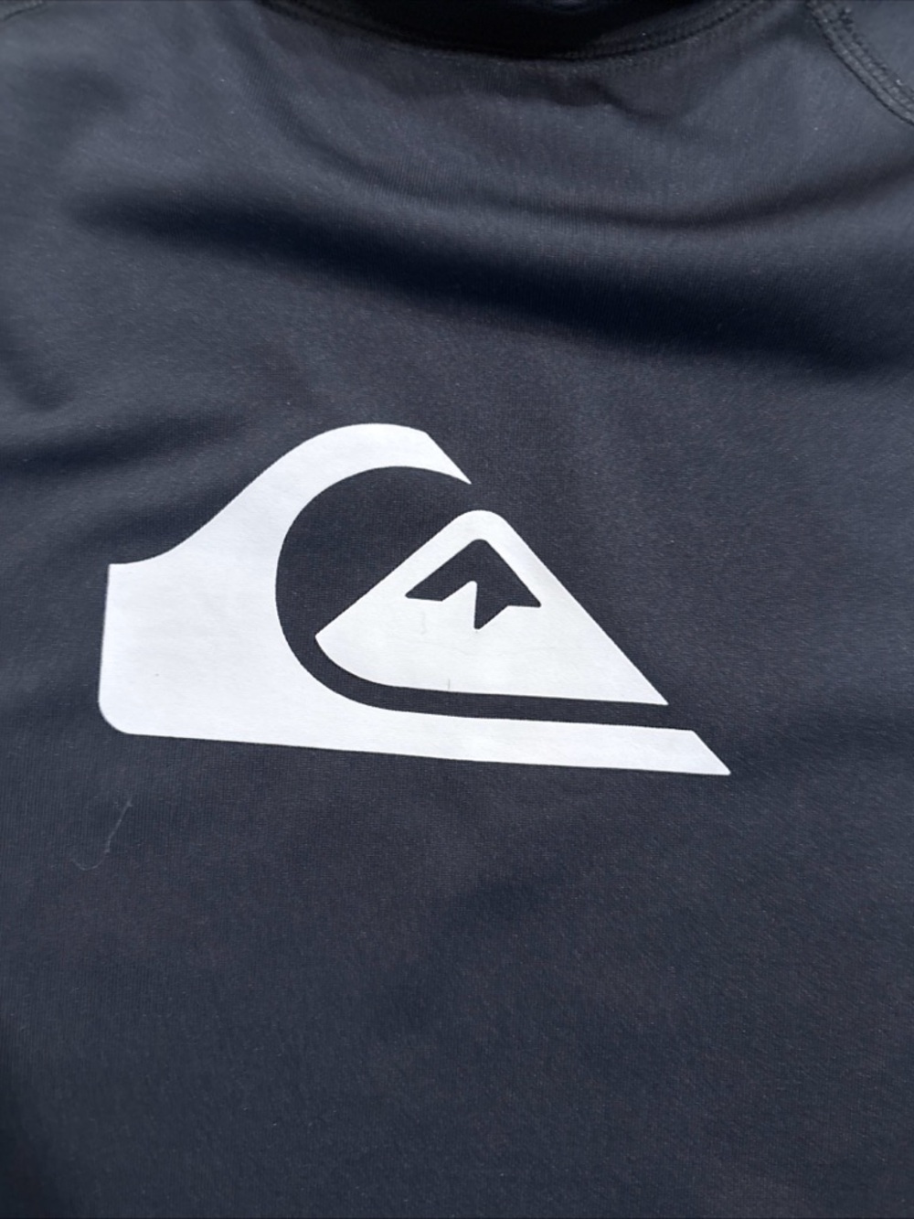 Quiksilver Black Short Sleeve Logo Rash Guard - Picture 3 of 6